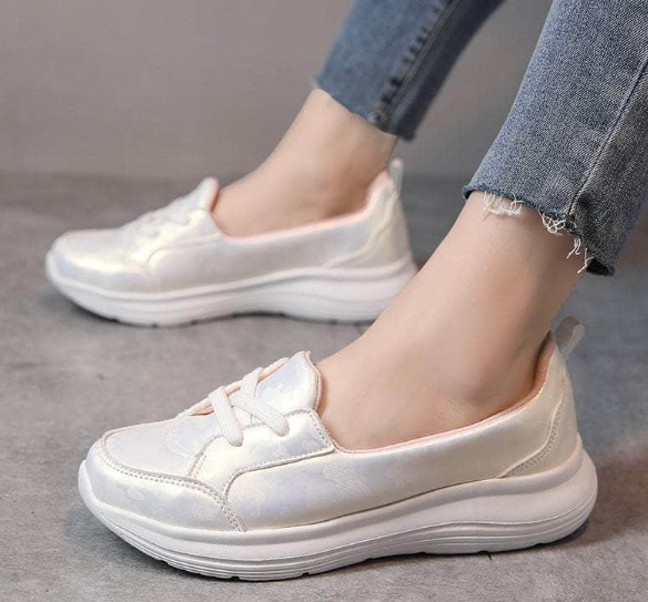 Orthopedic Women Shoes Breathable Slip On Arch Support Non-slip