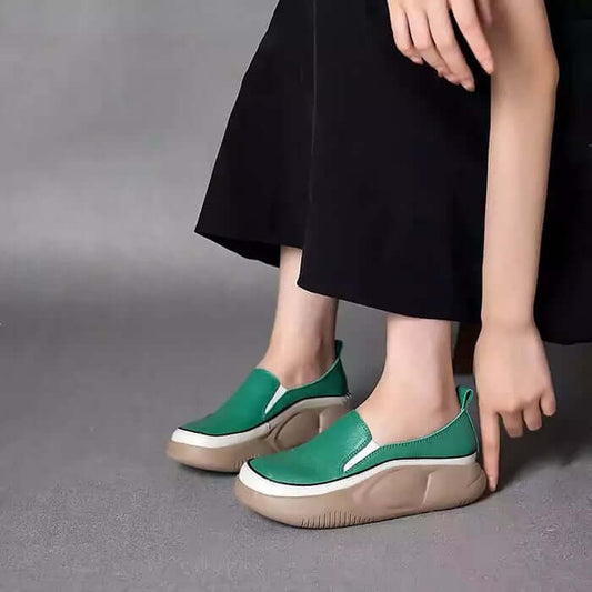 WOMEN FASHION PLATFORM LOAFERS